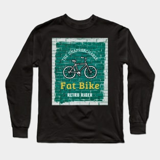 Fat Bike Retro Rider Long Sleeve T-Shirt